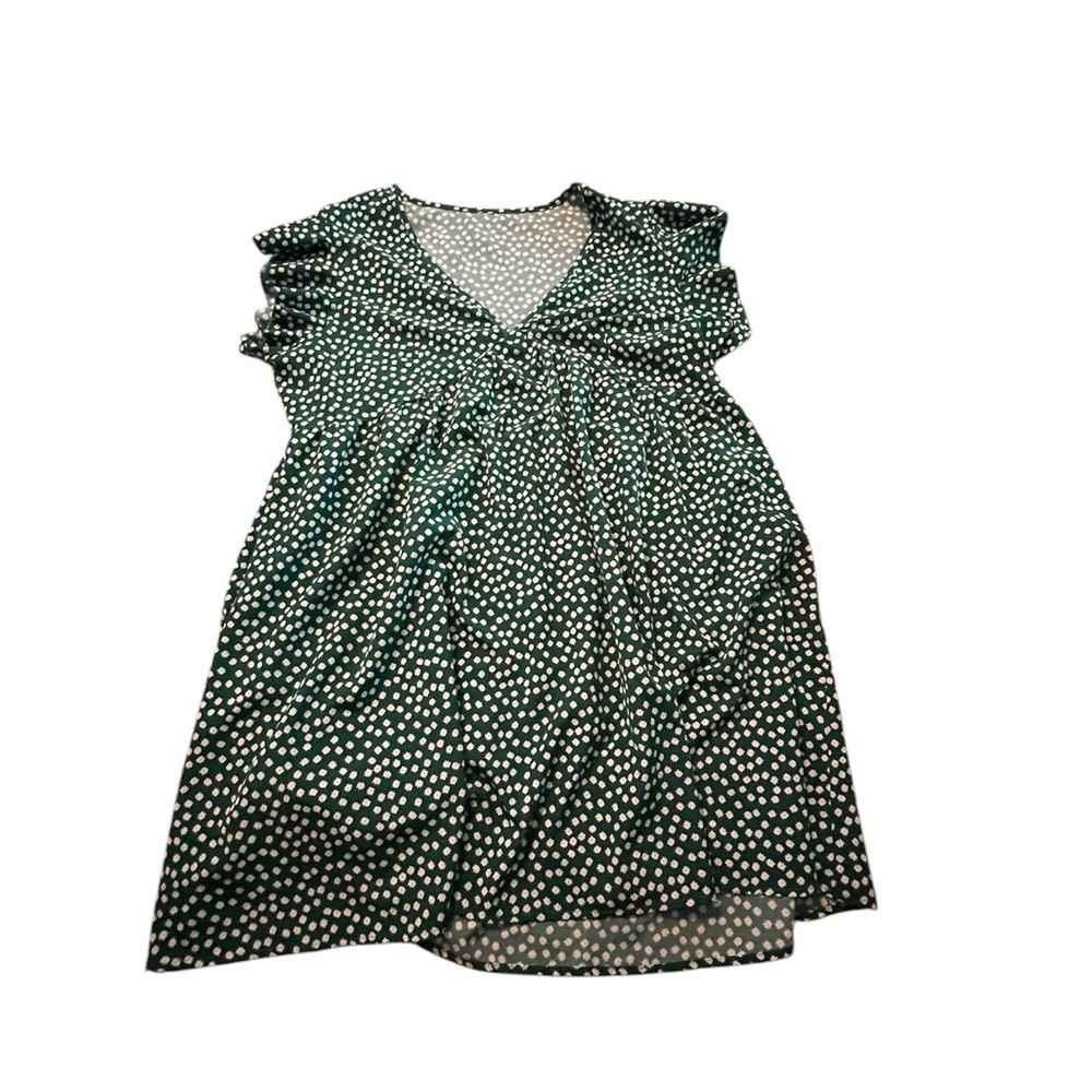 Women’s SHEIN green and white dress